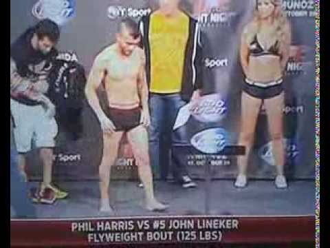 Pesagem UFC Fight Night 30 entre John Lineker x Phil Harris