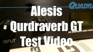 Video thumbnail for Alesis Quadraverb GT by Tone Works