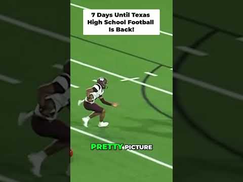 Posting 1 play every day until Texas High School Football is back! 7 Days left!