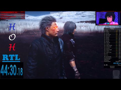 [ Former World Record ] DMC 5 Vergil Speedrun HoH 44:30 RTL - FWR