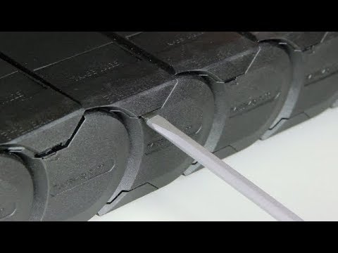 Kabelschlepp TKA energy chain - Cover disassembly