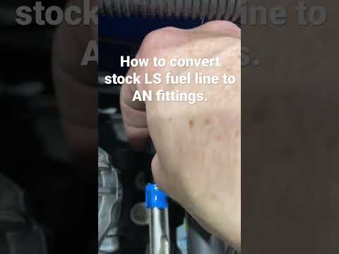 How to properly convert stock ls fuel rail to AN fittings.
