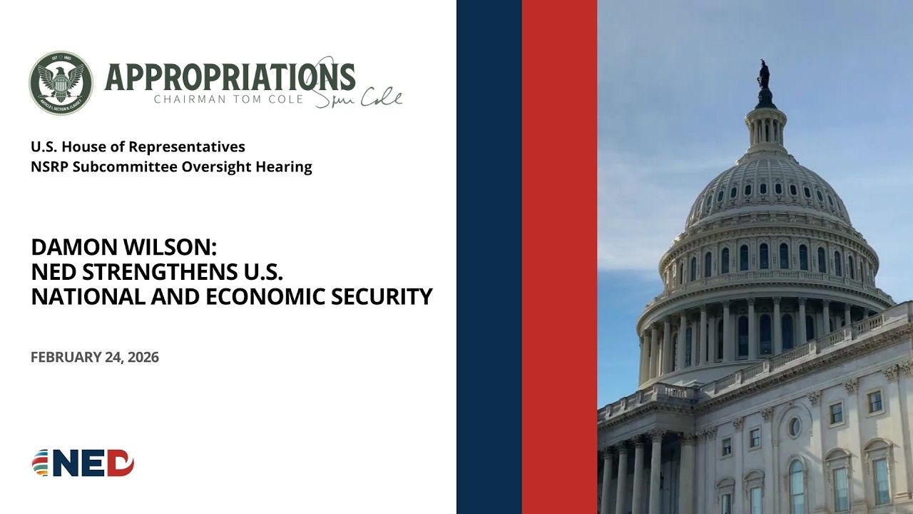 NED Strengthens U.S. National and Economic Security