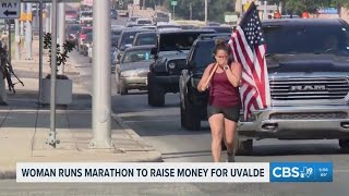 Runner honors Uvalde victims with 24-hour memorial endurance event