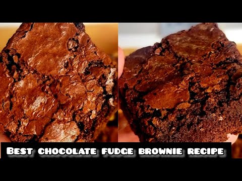 Best chocolate fudgy Brownie Recipe without butter |chocolate brownie Recipe