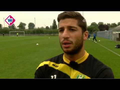 ADO-speler Ninos Gouriye blikt vooruit op ADO Den Haag - Vitesse