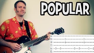 Nada Surf Popular Guitar Chords Lesson with Tab Tutorial