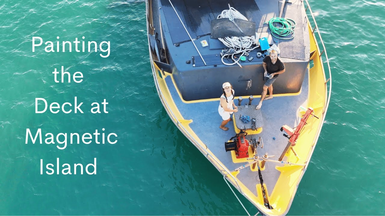Painting the deck at Magnetic Island - Project Brupeg Ep.412
