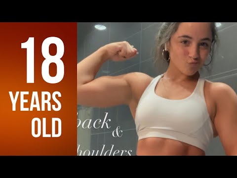 18 years old muscle girl Hannah