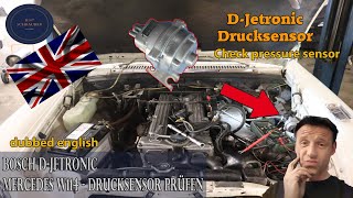 Mercedes R107: Diagnostyka czujnika ciśnienia D-Jetronic