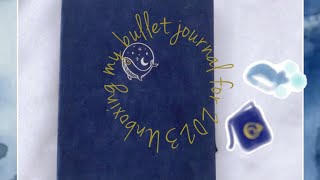 📘unboxing bullet journal 2023 📘
