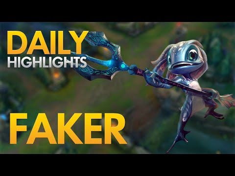 SKT T1 FAKER - Fizz Mid Lane - Highlights