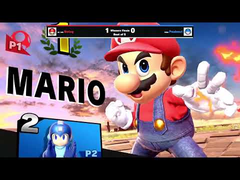 NoTag (Mario) vs Peabnut (Mega Man) -  Winners Final  - Hidden Nest #33