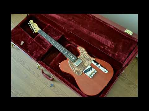 Custom Build Tele-Style SS Guitar - Seymour Duncan Jerry Donahue & Phat Cat P-90 - Crimson Red Finish image 13