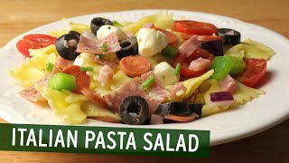 Zesty Italian Bowtie Pasta Salad