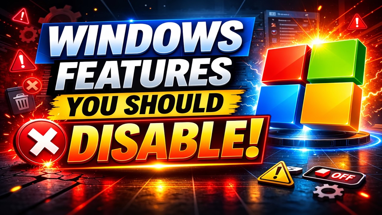 Windows Features You Should Disable Right Now! 2026