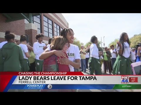 Lady Bears get great send-off for Final Four