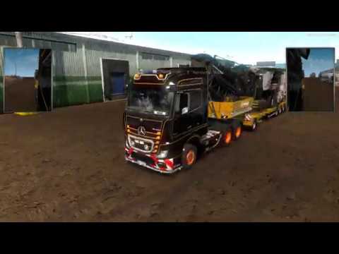 #ETS2 $26k TRIP TO HUNGARY 575km |Mercedes-Benz Actros 625hp| Delivering Heavy Load 44tAsphaltMiller