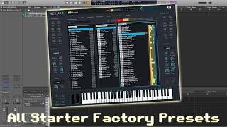 Video thumbnail for Nexus3 - Factory Preset Sound Demo by Pirre