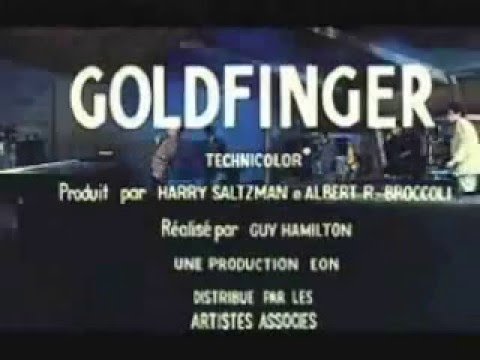 Vintage Goldfinger Trailer (Original French Version)