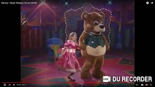 Emily and Teddy dancing to One Little Brown Bird for Olsen Twins in English and Spanish