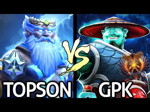 GPK [Storm Spirit] Monster 11K MMR Against TOPSON Mid Dota 2