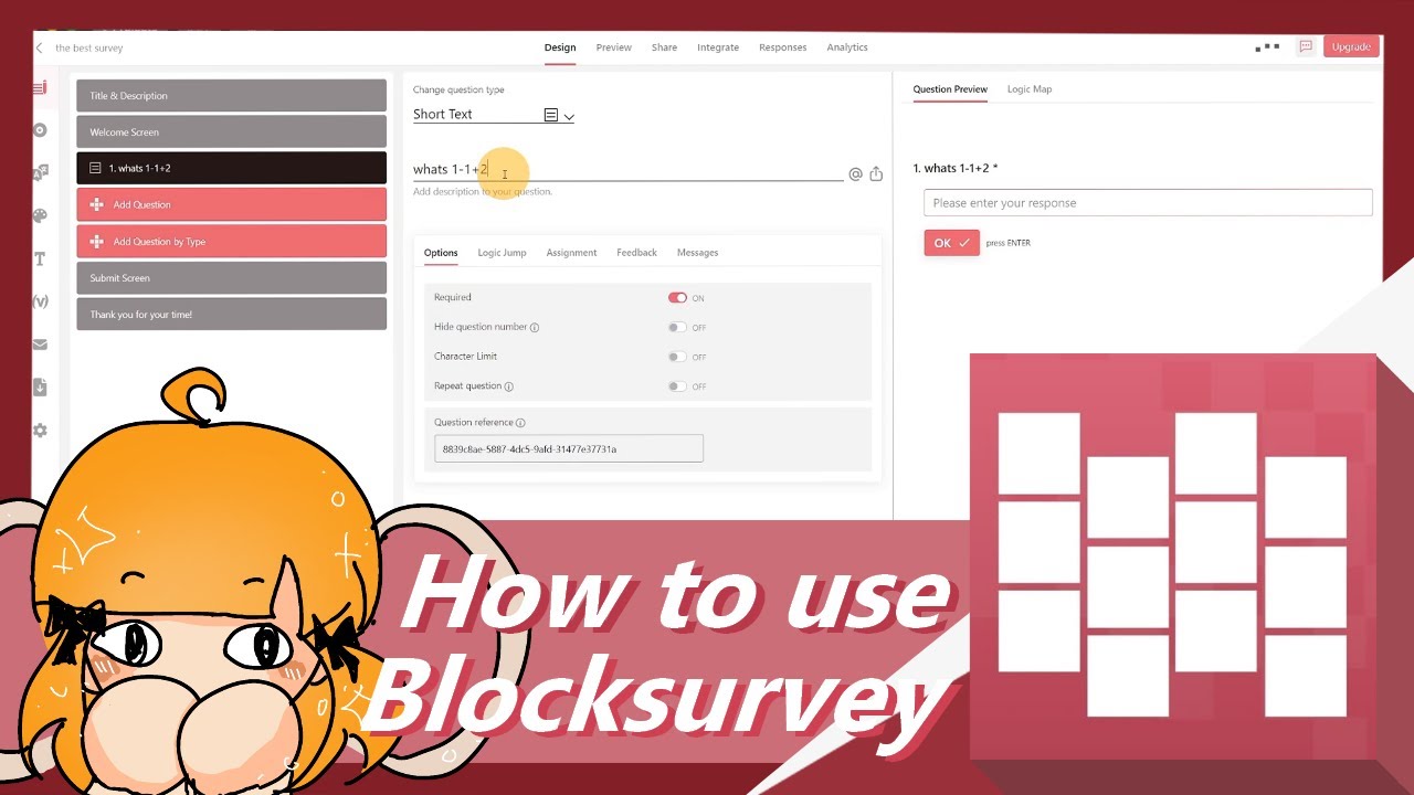 BLOCKSURVEY VS GOOGLE FORMS !! Blocksurvey Tutorial