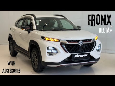 New Suzuki Fronx 2024 🔥 FronX Delta Plus Turbo @ 9.72L with Accessories | White Colour - Review!