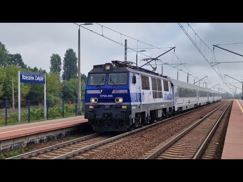 EP09-008 + IC HETMAN z Lublina Gł. do Wrocławia Gł., mija p.o. Rzeszów Załęże 25.08.2022