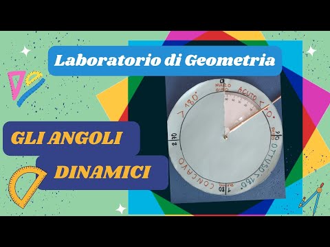 L'angolo dinamico: #tutorial #scuolaprimaria #maths #mathsworkingmodel
