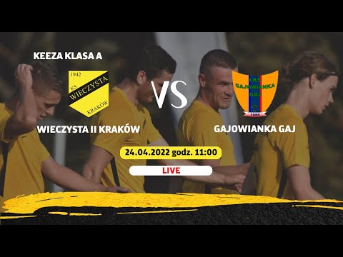 [LIVE] Klasa A: Wieczysta II Kraków - Gajowianka Gaj 8:0