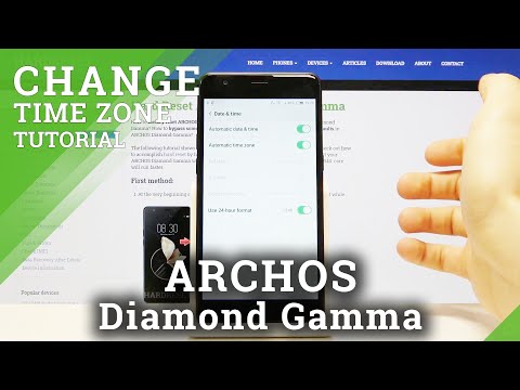 How to Set Date & Time in Archos Diamond Gamma – Time Settings