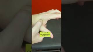 fix your trigger thumb yourself! (works fast) #triggerthumb