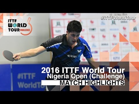 2016 Nigeria Open Highlights: Benedek Olah vs Segun Toriola (1/2)