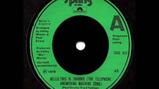 Paul Evans - Hello This Is Joannie (Telephone Answering Machine Song) [HQ Audio]