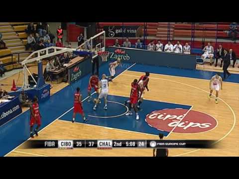 Cibona (CRO) vs Elan Chalon FRA  - FIBA Europe Cup - Highlights du Quarts de final