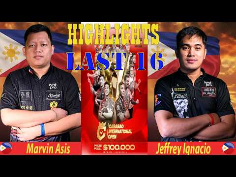 LAST 16 | Marvin Asis - Jeffrey Ignacio🔥HIGHLIGHTS | 2026 CARABAO INTERNATIONAL OPEN