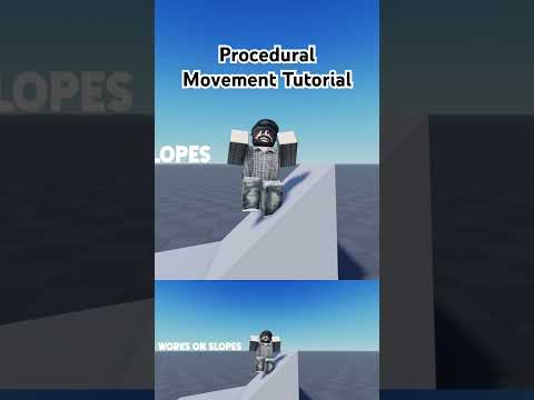 How To Make A Procedural Movement System #roblox #shorts #tutorial #gaming