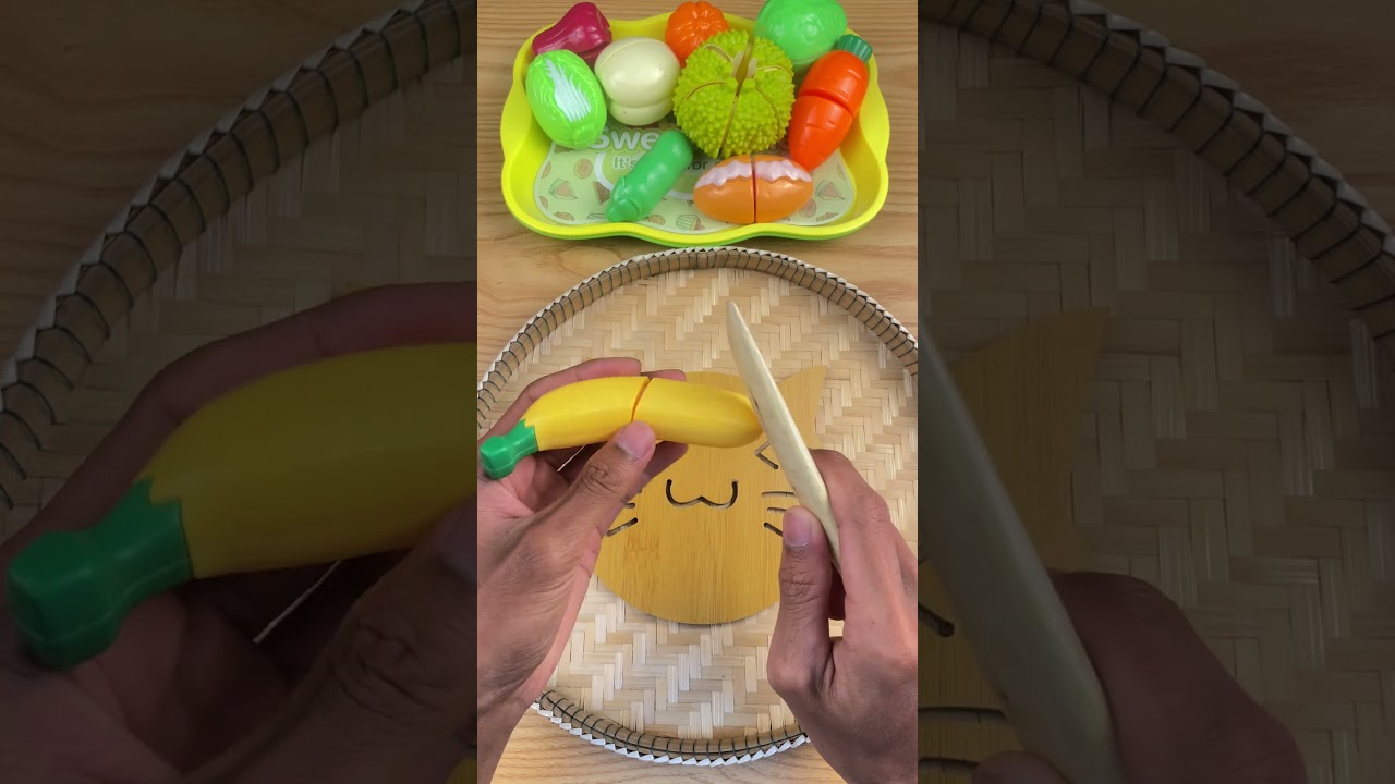 Cutting Fruits - Vegetables ASMR Satisfying Toys #shorts #asmr #shortfeed #asmrshortfeed #ytshorts