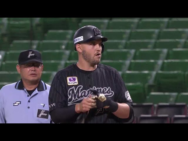 【4回表】マリーンズ・レアード 3塁線を破る先制の2点タイムリーヒット!! 2021/8/20 H-M