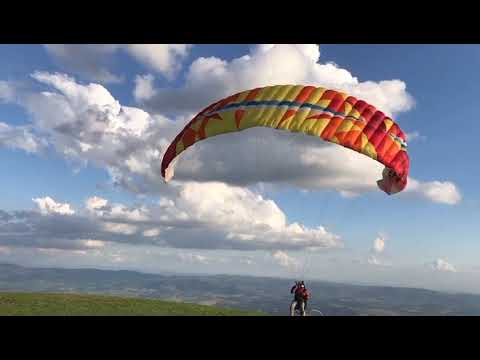 Decolagem voo 206 de Parapente IKE Costa - Rampa Sul de Andradas - 18/04/22