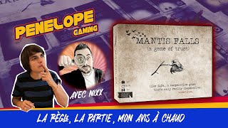 [ MANTIS FALLS ] - La règle et la partie, en compagnie de @Nixx_BoardGames   !