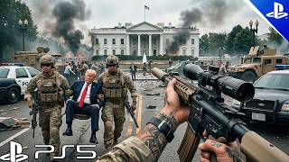 The White House Was Invaded.  Call of Duty / Gameplay Immersive [PS5 4K]