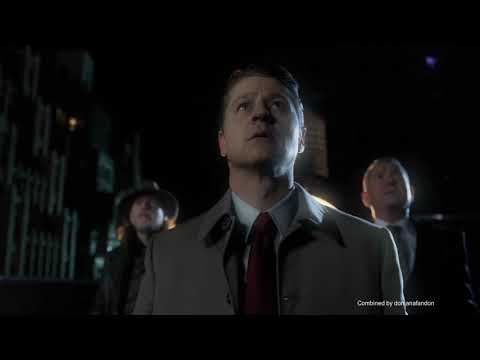 Retro Gotham s05e12 ending with Danny's Elfman scope