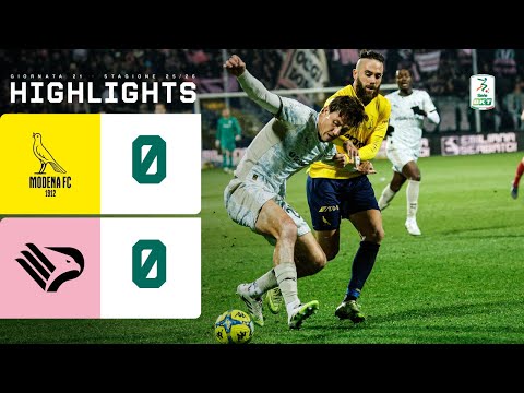 Modena - Palermo 0-0 | BIG MATCH senza reti al Braglia | HIGHLIGHTS Serie BKT