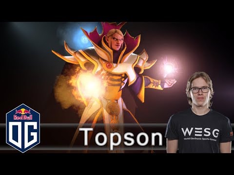 OG.Topson Invoker Gameplay - Ranked Match - OG Dota 2.