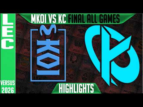 MKOI vs KC Highlights ALL GAMES | LEC Playoffs 2026 Lower Final | Movistar KOI vs Karmine Corp