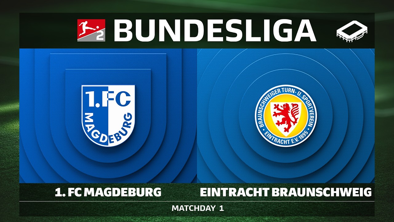 1. FC Magdeburg vs. Eintracht Braunschweig | Matchday 1 - Bundesliga 2 2026/27