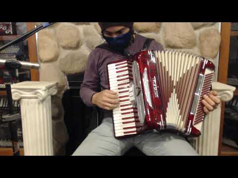 5196 - Red Universal Piano Accordion LM 41 120 $799