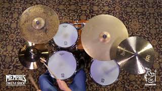 Video thumbnail for Used Meinl 14" Soundcaster Fusion Medium Hi Hat Cymbals - 964/1259g (USF14MH-1063017D) by Memphis Drum Shop